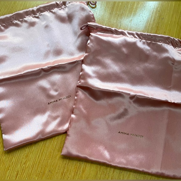 Amina Muaddi Other - one AMINA MUADDI satin storage shoes dustbag , new